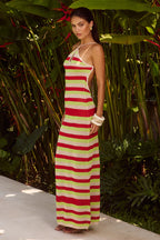 Knit Maxi Dress - Tropea Stripe by TENUI®